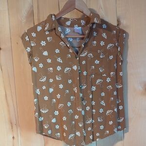 No Boundaries Mushroomcore Blouse